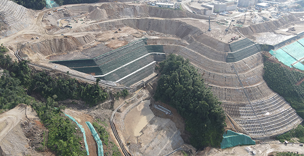 宁德时代宜丰生态加筋挡土墙项目